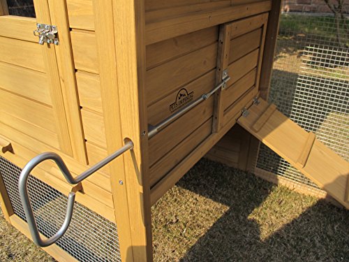 Pets Imperial® Devonshire Large Chicken Coop Hen House Ark Poultry Run Nest Rabbit Hutch Box Suitable For Up To 4 Birds – Integrated Run & Cleaning Tray & Innovative Locking Mechanism - 7