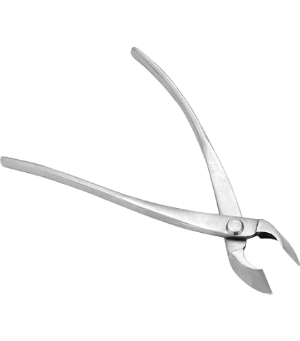 Konkave Astschere Bonsai Bonsai Werkzeugset 210 Mm Edelstahl   Knospenzange, Konkavzange & Leinentuch Etui