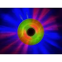 DJ Disco Party LED Lampe Jump mit Original Schallplatte klar-gelb Vinyl 12″