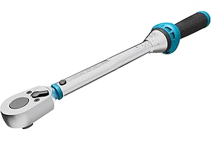 HAZET clé dynamométrique 5110-3CT I Sortie : carré 10 mm (3/8 pouce), tolérance : 3 %, 30 dents (angle d'actionnement 12 degrés) I cliquet réversible facile à utiliser pour voiture et vélo I 320 mm'.