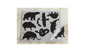 Schwarz Animal Magnete – 9 Formen