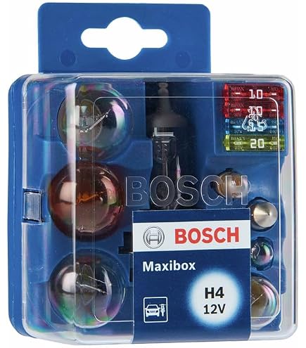 M-Tech Set Lampadine Auto H1 12V 55W – Kit Ricambio Con Fusibili (Inclusi BAU15S, BAY15D, T10 E Altri)