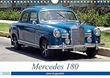  Auto-Legenden - Mercedes 180 (Wandkalender 2020 DIN A4 quer): Der Oldtimer Mercedes 180 in Kuba (Monatskalender, 14 Seiten ) (CALVENDO Mobilitaet)