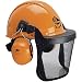 Produktbild 3M Forstschutzhelm mit integriertem Visier Orange Forest XA007707368