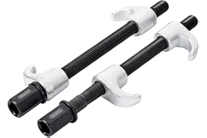 Draper 14173 Federspanner 2 Stück, Silber