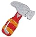 Produktbild alles-meine.de GmbH Bügelbild - Werkzeug - Hammer - 4,5 cm * 6,5 cm - Aufnäher Applikation - Werkzeuge - Handwerker Bauarbeiter - Handwerk - Basteln