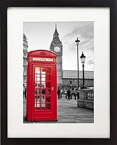 Paper Plane Design Wall Photo Frame Set (Synthetic Wood, 27.94 cm x 2 cm x 35.56 cm, Multicolour)