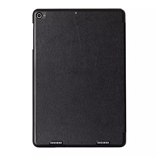 TIODIO® Für Xiaomi MI Pad 2 7.9 Hülle Case-Ultra Dünn Tri-Fold Smart-Muschel PU Leder Ultra Schlank Superleicht St?nder Smart Shell Cover Schutzhülle Etui Tasche, Displayschutzfolie und Stylus enthalten, Schwarz - 3