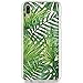 Produktbild Jinghuash Kompatibel mit Huawei Y6 2019 Hülle Transparent TPU Silikon mit Muster Ultra Dünn Durchsichtig TPU Stoßfest Bumper Handyhülle Schutzhülle Tasche Case-Bananenblatt