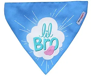 Lana Paws Little Bro (Lil' Bro) Dog Bandana/Dog Scarf (Size M-L)