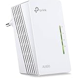 TP-Link TL-WPA4220 Powerline WiFi Extender AV600Mbps e Wi-Fi 300Mbps, Homeplug AV2, Porte Ethernet, Plug & Play, Tecnologia P