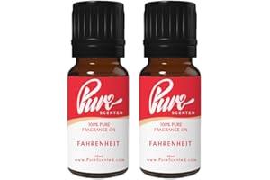 Pure Scented 20ml Fragrance Oils - 2 x 10ml Suitable for Candles, Soaps, Slime, Diffusers, Cosmetics, Wax Melts, Designer (2 x 10ml, Fahrenheit)
