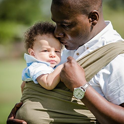 Amawrap Newborn Baby Sling | Baby Wrap Carrier (Olive)