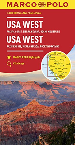 Etats-Unis ouest : Côte Pacifique, Sierra Nevada, Rocky mountains 1 : 2 Mio francais Etats-Unis ouest : Côte Pacifique, Sierra Nevada, Rocky mountains 1 : 2 Mio francais