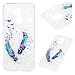 Produktbild 2X Handy Silikonhülle für Huawei Mate20 lite, Stoßfest Schutz Tasche Weich TPU Gel Bumper Etui Dünn Cover Case (Vogel Schmetterling) Kratzfest Anti Fingerabdruck, mit 2 Tier Kable