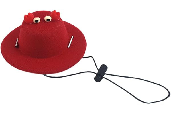 BNF Pet Bucket Hat Lovely Stylish Clothing Accessories Photo Props Fisherman Cap Crab Pet Supplies Dog Supplies Clothing & Shoes 1 Pet Hat