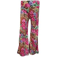 Mogul Interior Women's Yogare Pant Wide Leg Harem Pant Medium Multicolor