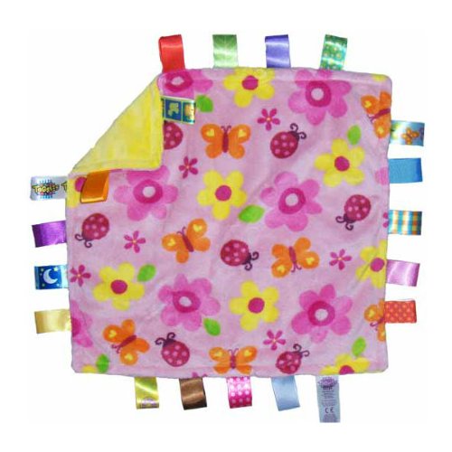 Taggies - Baby Security Blanket - Pink Butterflies