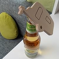 Flaschenöffner / Kapselheber Form Holz-Wohnwagen