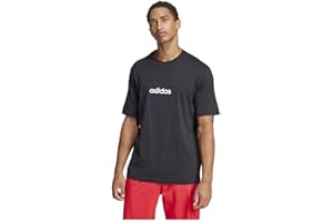 adidas Men's Essentials Linear Single Jersey Tee T-Shirt