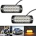 Produktbild Leyeet 2X 12LED Amber Car Notblinklicht Fahrzeug Blitz Warnung 12 / 24V