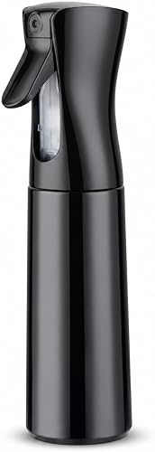 GRIFEMA Pulverizador de Agua 300 ml | Botella Spray de Niebla Fina con Pulverización Continua y Uso 360°, Recargable para Cab