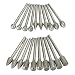 Produktbild wishfive 20 Universal 3 mm Schaft Diamant-Frässtifte Bohrer Sets für Dremel Rotary Werkzeuge
