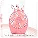 Produktbild niu hai Handventilator Mini Ventilator Ladevorgang Portable Lanyard Ventilator Student Hand Stillen Kleinen Ventilator, Einhorn - Rosa