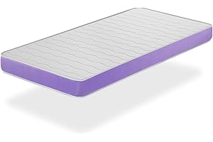 SHAULA DREAMDI Matelas Bebe 70X140 Velvet Bleu, Epaisseur 11 CM Respirante et Ergonomique. Fermete Ideal pour Bebe