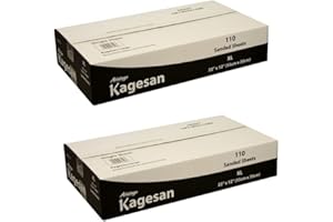 Kagesan Bulk Sanded Sheets White 22 X 12 (55 X 30cm) Pack of 110 x 2 Boxes