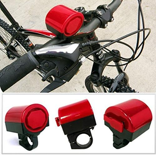 xiaokesong®Mini Plastic Bicycle Bike Cycle Ultra-loud Electronic Bell Ring Horn (Red)