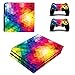 Produktbild PS4 Pro Colorful Series Spielekonsolenaufkleber Können Wiederholt Verwendet Werden, Ohne Spuren Zu Hinterlassen