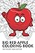 Produktbild Big Red Apple Coloring Book 6x9 Pocket Size Edition: Color Book with Black White Art Work Against Mandala Designs to Inspire Mindfulness and Creativity. Great for Drawing, Doodling and Sketching.