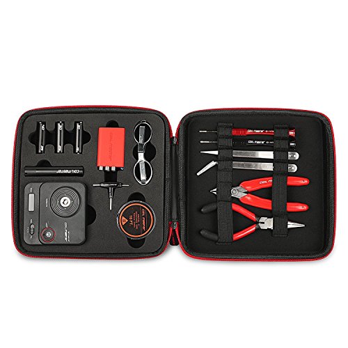 Coil Master 100% authentische DIY KIT V3 Tool SET mit spätesten Spule Jig (V4) / 521 Tab Mini-Ohm-Leser / Pinzette / hitzebeständige Draht NEUESTE Tool Kit, exklusive LifeMods Bundle Edition! - 2