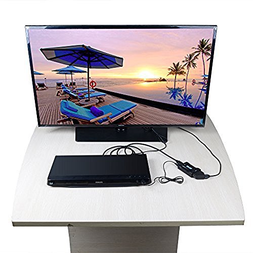 InVaFoCo HDMI auf SCART Konverter / HDMI SCART Wandler, Composite Video HD Stereo Audio for SKY Blu Ray DVD APPLE TV PS3 - 5