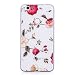 Produktbild Huawei P8 Lite 2017 Hülle, E-Unicorn Handyhülle Huawei P8 Lite 2017 Hülle Transparent mit Muster Blumen Rose Silikon Durchsichtig Tasche Ultra Slim Dünn TPU Bumper Schutzhülle Stoßfest Hochwertigem Zubehör Set Etui Schale Back Case Cover Rückseite