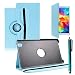 Produktbild Samsung Galaxy Tablet 4 8.0 T330 T331 T335 3G LTE: Schutzhülle mit Standfunktion, 360° drehbar, aus PU-Leder, mit Eingabestift, Blau