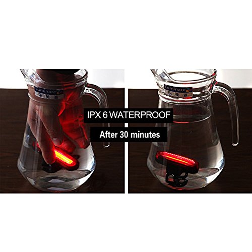 Kenove LED Fahrradlicht Fahrradbeleuchtung Set，USB Wiederaufladbare Fahrradlicht Vorne und Hinten mit Fahrrad Handyhalterung Für Radfahren - 6