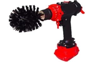 Kornely™ Brosse de Perceuse Premium- Ultra Rigide, Noire, 8.5cm. Nettoyeur Professionnel à Puissance. Ne Raye Pas les Surfaces. Convient pour Nettoyer les Grills, Pierres, Briques, Carreaux Extérieurs