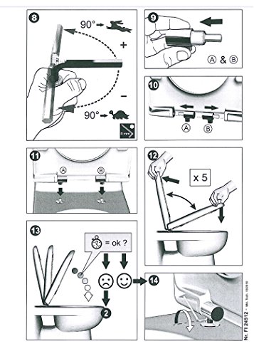 Ceravid Cavea WC Sitz aus Duroplast weiß alpin, C50220000 / CC50250000 - 7
