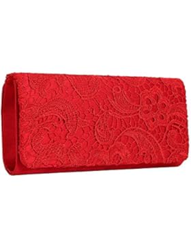 EULovelyPrice Damen Elegant Spitze Abendtasche Party Clutches Taschen Braut Hochzeit Handtaschen Damen
