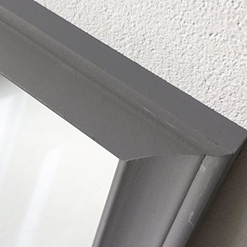 Wandspiegel SHABBY SQUARE grau Schleife Shabby Vintage Nostalgie Landhaus - 2