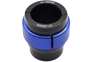 FLOWERINGBETER Motorcycle Front Fork Oil Seal Wrench CNC Aluminum Shock Absorbing Oil Seal Driver Tool for Fork Seal Maintenance and Repair (47-48mm)