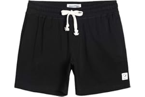 MAAMGIC Pantalones Cortos Hombre Deportivos Casuales Jogger Shorts de Deporte Pantalón Pijama Algodón Knit Cintura Elástica con Bolsillo 14cm