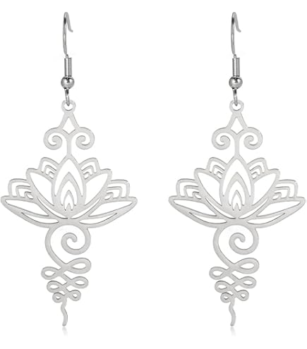 Set Di 5 Orecchini Geometrici In Acrilico Arancione | Ipoallergenici In Argento 925 | Regalo Donna