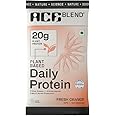 Ace Blend Daily 20G Plant Protein (4 Servings) | Pea & Brown Rice Isolate | 3 Vital Greens 4 Antioxidants 3 Probiotics | Boosts Strength, Recovery & Fat Loss | No Added Sugar | Unisex | Orange Flavour