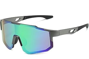 ATSGJLZN Gafas Ciclismo Hombre Mujer Anti-UV 400 Gafas Bicicleta de Sol Polarizadas Deportivas Hombre Fotocromaticas para Running Motocross Carrera Mtb