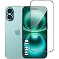 Gadget Shield Screen Protector For Apple iPhone 16 6.1 Inch 9H Hardness Tempered Glass Film, Bubble Free Easy Installation, Full Coverage, Anti Scratch And Touch Sensitive