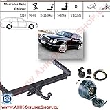 anhängerkupplung mercedes c klasse t modell D-Wert: 11,02 kN AHK Anhängerkupplung mit Elektrosatz 7 polig für Mercedes E-Series S-210 1996-2003 Anhängevorrichtung Hängevorrichtung - starr, mit angeschraubtem Kugelkopf