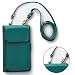 Produktbild Luxus matte PU Leder Mini Handytasche Handy-Tasche-Beutel mit Gurt Kleine Umhängetasche mit Vielen Fächern, Kartenfächer für Damen Mädchen Passt iPhone X /8 Plus/ 7, Samsung S7/S6/S5 und die meisten Handys Unter 5.5 inch, Crossbody Bag Schultertasche verstellbar schultergurt Tasche Grün